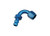 Red Horse Performance - 08 120 Degree An/jic Hose End Push Lock  Blue - 80568