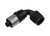 Red Horse Performance - 10 An 90 Degree Crimp Style Hose End  Black - 1895885