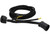 Race Sport Lighting - Plug N Play 7pin Power Pass Through Upfitter Auxiliary Round Trailer Harness - HUD7P