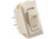 RV Designer - Ivory Rocker Switch W/gold Text 10 A On/off  Spst  Cutout .550in X 1.125in - S279