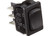 RV Designer - Black Rocker Switch 5 A On/off/on  Dpdt  Cutout .508in X .756in - S451