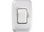RV Designer - Contoured Wall Switch Wht Sgl On/off Spst Cutout 15/8inh X 11/4inw  Inc - S531