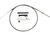 Sierra - Shift Cable. Mercruiser 1 Drives Sn/ 6225577 & Up For Aft Installation Into Bell Housing - 18-2190