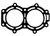 Sierra - Head Gasket For50hp 198889 A/ 198788 Bcd; For Chrysler/force/us Marine And - 18-3854