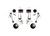 Skyjacker Suspension - 2.5 Front 1 Rear Spacer Kit - G250MSB