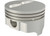 United Engine & Machine Co - Chevrolet 383 Rod 5.700 Flat Top +3.7cc 2v Icon Fhr Piston Set - IC9931.030