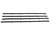 Steele Rubber - 7180 International Scout Window Felt Beltline Weatherstrips - 80-1085-57