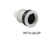 TH - 1 1/2in Recessed Thruhull Scupper  White With Black Flapper - RFTH-2B-DP