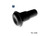 TH - 1 1/8in Straight Barbed Thruhull  Black - TH-1200-DP
