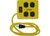 Southwire - Yellow Jacket 2177n Metal Power Block W/4 Outlets And Lighted Switch 4ft Cord - 2177N