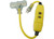 Southwire - 12ga Shockshield Gfci Protected Inline Cordset W/3outlets 2ft 15amp Yellow - 26020008-6