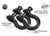 Overland Vehicle Systems - Recovery Shackle 3/4in 4.75 Ton Black  Sold In Pairs - 19010201