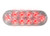 Uni-Bond Lighting - Led Oval Stt Clear Lens Lamp Red  10diodes - LED2238CS-10R