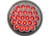 Uni-Bond Lighting - Led 4in Round Stt Clear Lens Lamp Red  24diodes - LED4000C-24R
