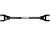 UMI Performance INC - 6872 Gm Abody Rear Shock Tower Brace Bolt In Black - 4058-B