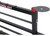 Weather Guard - 7.5in Round Base Sideaccess Truck Headache Rack Ladder Mount Accessory Black Armor Tuf Powdercoat - 1919