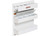 Weather Guard - Door Organizer 2 Closed Tool Trays And 1 Holder For Cans 213/4 X 20.1/4 In  White Steel Finish - 2911775