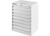 Weather Guard - Van Storage Cabinet With 8 Drawers 18 X 14 X 24in  White Steel Finish - 2954143