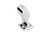 Whitecap - Pkgd Cp Zamac 60o Aft Handrail Stanchion - S-1488C