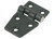 Whitecap - Pkgd Black Nylon Shortsided Door Hinge 2 1/4inx1 3/8in - S-3032C