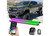 XK Glow - 9in Xkmax Drl Truck Grill Flexible Light App Cntl Bar 2pc - MX-DRL-9-KIT