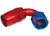 Big End Performance - Red/blue 150 Degree Swivel Aluminum Hose End 10an - 12004