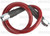 Big End Performance - #3 Brake Line 18in Dot Stainless Steel Braid Red Cover - 21618