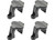 Extreme Max - Boattector Pontoon Rail Fender Hanger/adjuster Black(pack Of 4) - 3005.5067