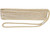 Extreme Max - Boattector Double Braid Nylon Dock Line 3/8in X 20ft White & Gold - 3006.209