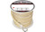 Extreme Max - Boattector Premium Double Braid Nylon Anchor Line With Thimble 1/2in X 200ft White & Gold - 3006.2261