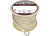 Extreme Max - Boattector Premium Double Braid Nylon Anchor Line With Thimble 1/2in X 250ft White & Gold - 3006.2264