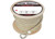 Extreme Max - Boattector Premium Double Braid Nylon Anchor Line With Thimble 5/8in X 200ft White & Gold - 3006.2273