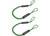 Extreme Max - Boattector Bungee Dock Line 5ft Green(value Pack Of 2) - 3006.2753