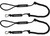 Extreme Max - Boattector Pwc Bungee Dock Line 5ft Black(value Pack Of 2) - 3006.3095