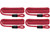 Extreme Max - Exmax Solid Braid Mfp Fenderline 3/8x5' Red 4pack - 3006.3366