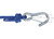 Extreme Max - Boattector Solid Braid Mfp Anchor Line With Snap Hook 1/2in X 150ft Royal Blue - 3006.3452