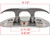 Extreme Max - Folding Stainless Steel Cleat 41/2(value Pack Of 4) - 3006.6631.4