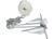Extreme Max - Complete Slip Ring Anchor Kit With Rope / Anchor Chain / Shackle #7 / 4.5 Lbs - 3006.6717