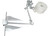 Extreme Max - Complete Slip Ring Anchor Kit With Rope / Anchor Chain / Shackle #7 / 4.5 Lbs - 3006.6717