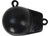 Extreme Max - 12 Lb. Cast Iron Downriggerweight Ball With Fin - 3006.6735
