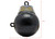 Extreme Max - Coated Ballwithfin Downrigger Weight 10 Lbs With Silver Flash - 3006.6891
