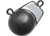 Extreme Max - Coated Ballwithfin Downrigger Weight 4 Lbs With Silver Flash - 3006.6897