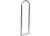 Extreme Max - Universal Aluminum Hand Rail With Base For Pool Hot Tub Dock & Deck 42in H X 13in W - 3006.6915