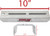 Extreme Max - 10in Galvanized Swiveltop Bunk Bracket With Hardware For 1.5in X 3in Trailer 8pack - 3006.7035