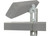 Extreme Max - 10in Galvanized Swiveltop Bunk Bracket With Hardware For 3in X 3in Trailer 4pack - 3006.7049