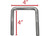 Extreme Max - 12in Galvanized Swiveltop Bunk Bracket With Hardware For 2in X 3in Trailer 2pack - 3006.7072