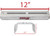 Extreme Max - 12in Galvanized Swiveltop Bunk Bracket With Hardware For 2in X 3in Trailer 2pack - 3006.7072