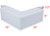 Extreme Max - Boattector Corner Dock Bumper Small (10in X 10in X 4in X 2.5in ) White - 3006.7255