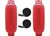 Extreme Max - Boattector Inflatable Fender 8.5in X 27in Red(value Pack Of 2) - 3006.7563