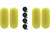 Extreme Max - Boattector Htm Inflatable Fender 6.5in X 15in Neon Yellow(value Pack Of 4) - 3006.7718.4